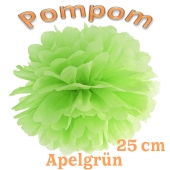 Pompom Apfelgrün, 25 cm
