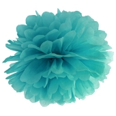 Pompom Teal, Deko Hochzeit