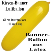 Riesen-Banner-Luftballon, Gelb