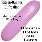 Riesen-Banner-Luftballon, Rosa