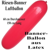 Riesen-Banner-Luftballon, Rot