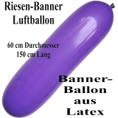 Riesen-Banner-Luftballon, Violett