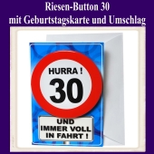 30. Geburtstag Tischdekoration – Schaumstoff-Zahl 30 X 30 X 3 Cm Mit Blinklicht Für Partys