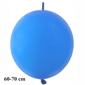 Riesen-Girlanden-Luftballon hellblau, 60-70 cm