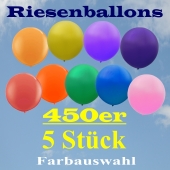 Riesenballons 450er, 5 Stück