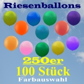Riesenballons 250er, 100 Stück