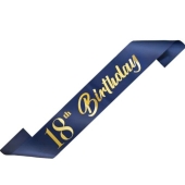 Schärpe zum 18. Geburtstag