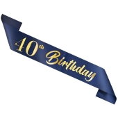 Schärpe zum 40. Geburtstag