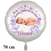 Fotoballon Baby Boy, 70 cm