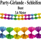 Schleifen Girlande, 3,6 Meter