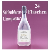 Seifenblasen Hochzeit, Wedding Bubbles Champagner, 24 Stück