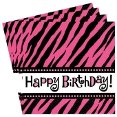 Happy Birthday Servietten, Oh So Fabulous, Dekoration Geburtstag