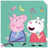 Party-Servietten, Peppa Wutz