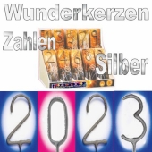 Zahlen-Wunderkerzen Silvester 2023