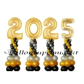 Ballondekoration Silvester, 2025