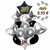 Silvester Luftballons Partyset 12