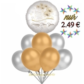 Silvester Luftballons Partyset 25