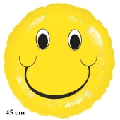 Smiley Folienballon, ungefüllt