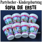 Sofia die Erste Partybecher