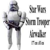 Folienballon Airwalker Storm Trooper, Star Wars, ohne Helium