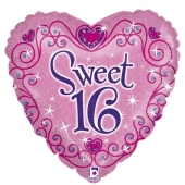 Sweet 16 Luftballon zum Geburtstag