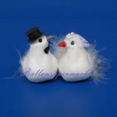 Tauben-Braupaar, Hochzeitsdeko, Tischdekoration Hochzeit