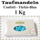 Taufmandeln Confetti, Blau