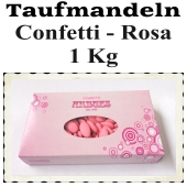 Taufmandeln Confetti, Rosa
