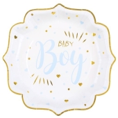 Baby Shower Boy Partyteller, blau