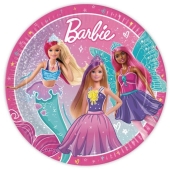Partyteller Barbie Fantasy zum Kindergeburtstag, 8 Stück