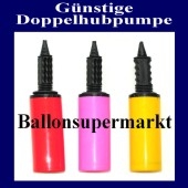 Günstige Ballonpumpe mit Doppelhub