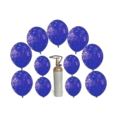 "Ich wünsch mir" Set 30 Silvesterwünsche mit dem Helium-Einweg-Behälter