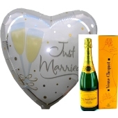 "Just Married" Veuve Clicquot