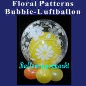 Floral Patterns, Bubble Luftballon (mit Helium)