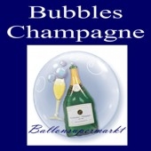 Champagne, Bubble Luftballon (mit Helium)