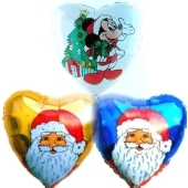 Weihnachtsglückwünsche Nikolaus & Mickey Christmas