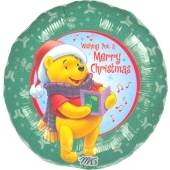 Pooh Merry Christmas (heliumgefüllt)