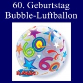 60. Geburtstag, Bubble Luftballon (ohne Helium)