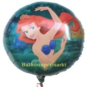 Arielle, Luftballon, Walt Disney, Meerjungfrau, Ballon aus Folie (ohne Helium)
