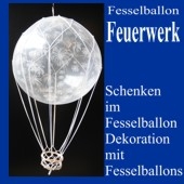 Fesselballon-Feuerwerk