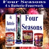 Feuerwerk, Batterie-Feuerwerks-Sortiment Four Seasons, 4 Feuerwerksbatterien