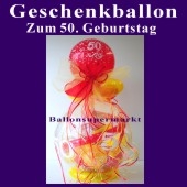 Geschenkballon zum 50. Geburtstag