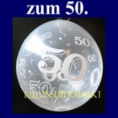 50. Jubiläum, Geschenkballons, Stuffer, Goldene Hochzet, 50. Geburtstag