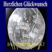 Herzlichen Glückwunsch, Geschenkballons, Stuffer