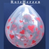 Rote Herzen, Liebe, Hochzeit, Geschenkballons, Stuffer