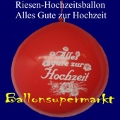 Riesen-Hochzeitsballon-Rot