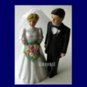 Hochzeitspaar, Hochzeitsdeko, Tischdeko-Hochzeit 02