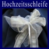 Hochzeitsschleife, Hochzeitsdeko-Zierschleife 06