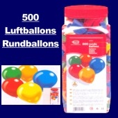 Luftballons "Rundballons" 500 Stück