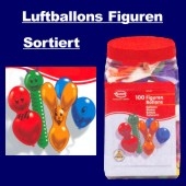 Luftballons "Figuren Sortiert" 100 Stück